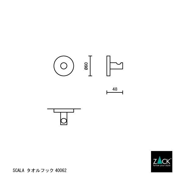 ZACK 40062 SCALA ɥZACKǥΥեå դ DIY MP [߸ͭ]