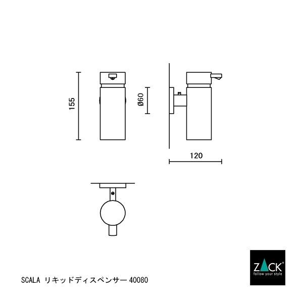 ZACK 40080 SCALA �ɥ���ZACK���������ǥ�����Υꥭ�åɥǥ����ڥ󥵡� ���դ������� DIY MP [�����]