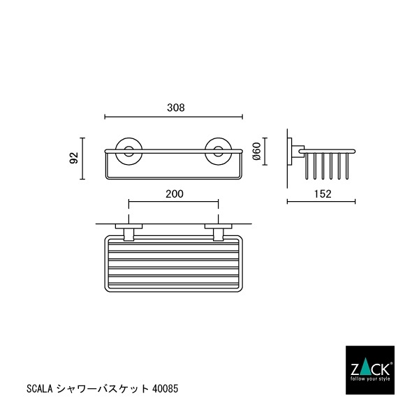 [����]ZACK 40085 SCALA �ɥ���ZACK���������ǥ�����Υ����Х����å� ����31cm ���դ������� DIY MP