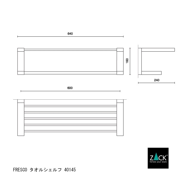 [����] ZACK 40145 FRESCO �ɥ���ZACK���������ǥ�����Υ����륷�����