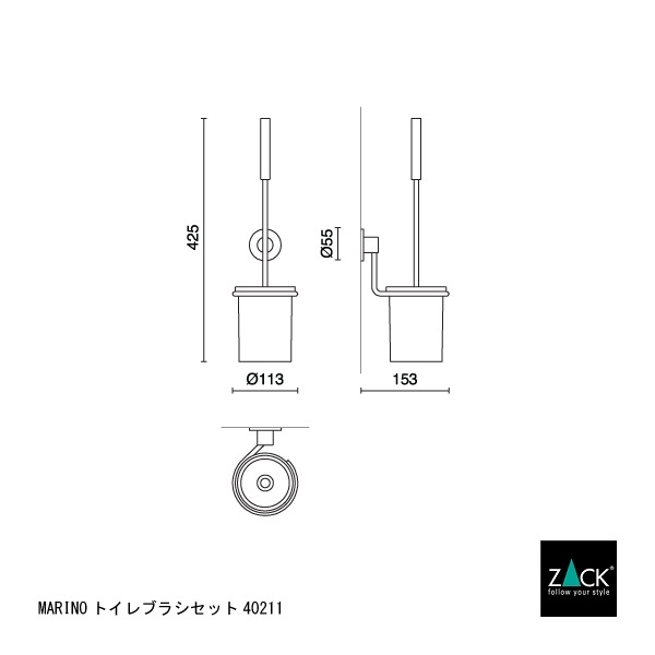 [����] ZACK 40211G MARINO �ɥ���ZACK���������ǥ�����Υȥ���֥饷���å� ���ե�����