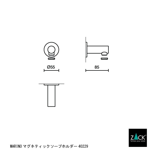 [����] ZACK 40229 MARINO �ɥ���ZACK���������ǥ�����Υޥ��ͥƥ��å������ץۥ����