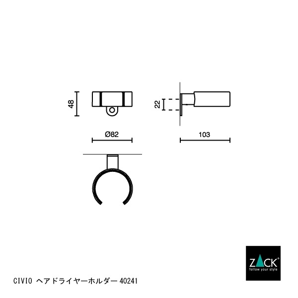 [����] ZACK 40241 CIVIO �ɥ���ZACK���������ǥ�����Υإ��ɥ饤�䡼�ۥ����