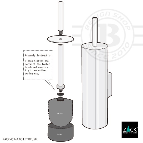 ZACK 40244 TUBO �ɥ���ZACK���������ǥ�����Υȥ���֥饷 ���դ������� DIY HL [�߸�ͭ��]