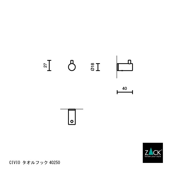 [] ZACK 40250 CIVIO ɥZACKǥΥեå