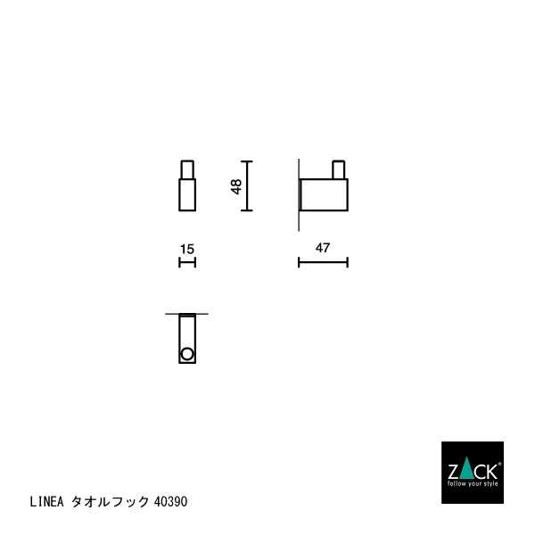 ZACK 40390 LINEA �ɥ���ZACK���������ǥ�����Υ�����եå� ���դ������� DIY HL [�߸�ͭ��]