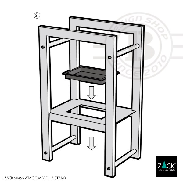 [����] ZACK 50455 ATACIO �ɥ���ZACK���������ǥ�����Υ���֥�饹�����(��Ω��)  HL