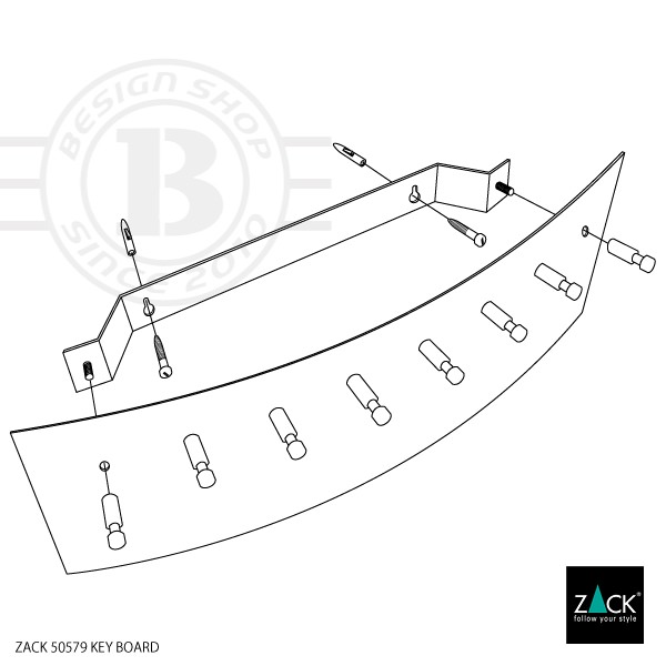 ZACK 50579 ERGO ɥZACKǥΥܡɥå դ DIY HL H2-37 [߸ͭ]