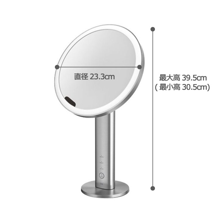 EKO(������������) ���ߥ� LED�ᥤ�����åץߥ顼 ���󥵡���ǽ�դ��å�����ɥߥ顼 ���ƥ�쥹 EK5288MT-1X