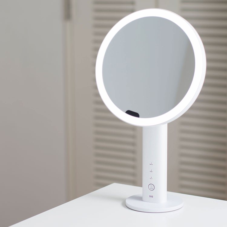 EKO(������������) ���ߥ� LED�ᥤ�����åץߥ顼 ���󥵡���ǽ�դ��å�����ɥߥ顼 �ۥ磻�� EK5288WH-1X