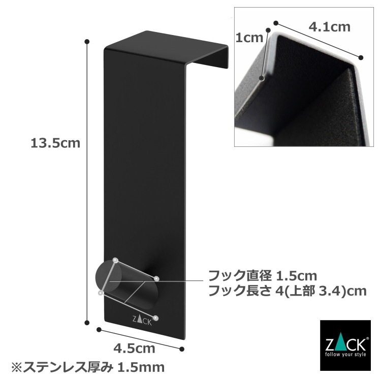 ZACK 20738 EXIT ɥZACKǥΥɥեå ޥåȥ֥å ɥ41mm  [߸ͭ]