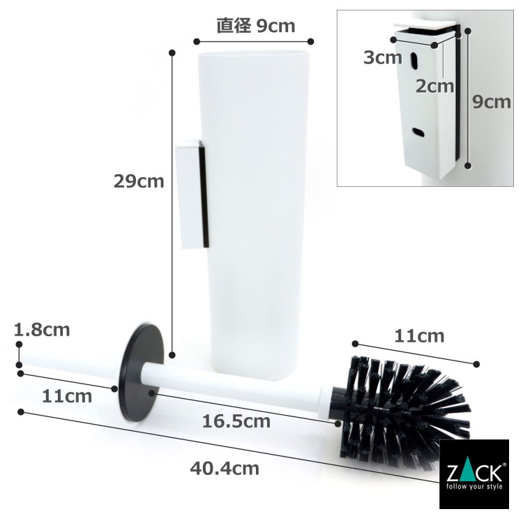 ZACK 40117 TUBO ɥZACKǥΥȥ֥饷 ۥ磻Ȼž夲 դ DIY [߸ͭ]