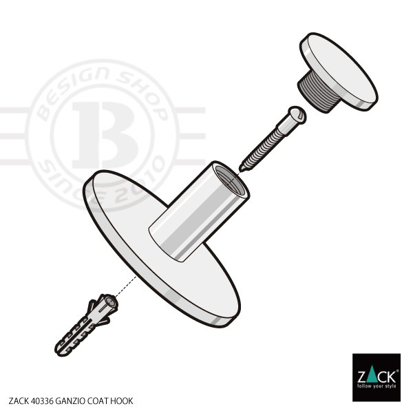 [����] ZACK 40336 GANZIO �ɥ���ZACK���������ǥ�����Υ�����եå�L ���դ������� DIY