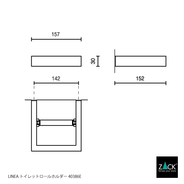 [����] ZACK 40386E LINEA �ɥ���ZACK���������ǥ�����Υȥ���åȥ�����ۥ���� ���դ������� DIY