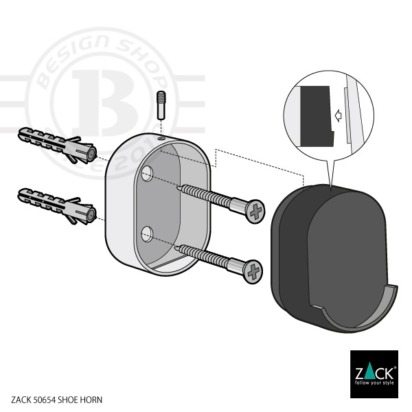 ZACK 50654 CALZO �ɥ���ZACK���������ǥ�����Υ��塼�ۡ��� ���դ������� DIY HL [�����]