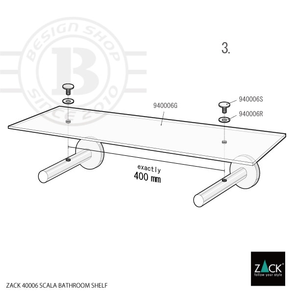 ZACK 40006 SCALA �ɥ���ZACK���������ǥ�����ΥХ��롼�ॷ����� ���դ������� DIY MP [�����]
