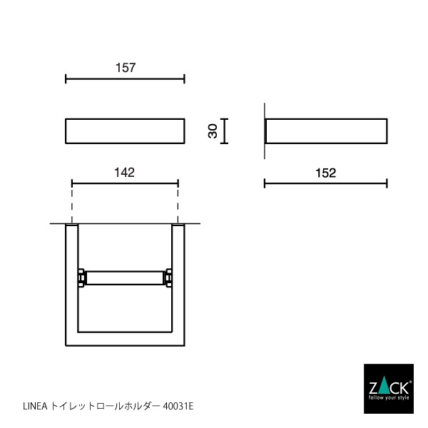 [����] ZACK 40031E LINEA �ɥ���ZACK���������ǥ�����Υȥ���åȥ�����ۥ���� ���դ������� DIY