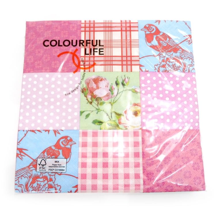 �����ʥץ���(20����)33��33cm PAPER+DESIGN �ѥå�������� �ԥ� LN0537