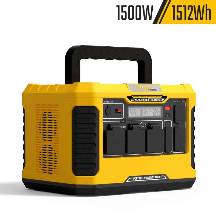 �ݡ����֥��Ÿ� �ݡ����֥�Хåƥ꡼ ADVANCE1550 TO GO POWER��1512Wh/1500W Ķ�����̡� ����� BMS LED�դ� �ϥ�ǥ� ����ѥ��� �����к� �ɺ��Ѥ� �ҳ����� ������ �����ȥɥ� ������ [�᡼�����߸ˤ���]