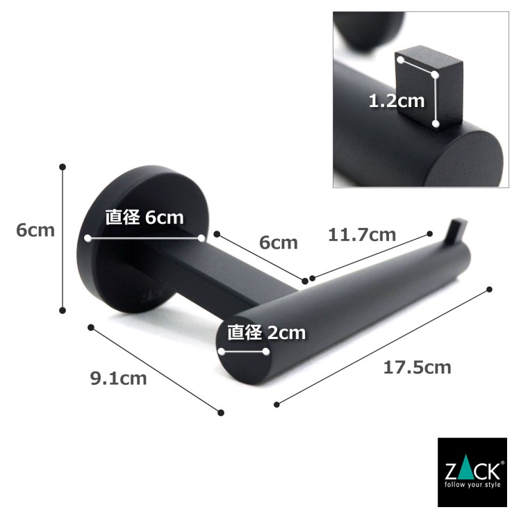 ZACK 40850 SCALA �ɥ���ZACK���������ǥ�����Υȥ���åȥڡ��ѡ��ۥ���� �ޥåȥ֥�å� ���դ������� DIY [�߸�ͭ��]