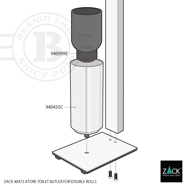 ZACK 40473 ATORE �ɥ���ZACK���������ǥ�����Υȥ���åȥڡ��ѡ�������� �ȥ���åȥХȥ顼 MP [�߸�ͭ��]