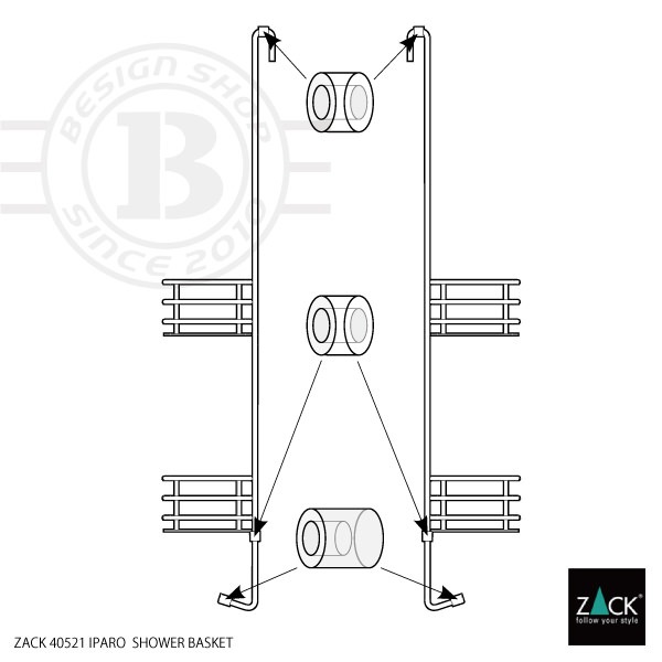ZACK 40521 IPARO ɥZACKǥΥХå ޥåȥ֥å [߸ͭ]