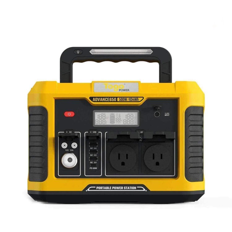 ポータブル電源 ポータブルバッテリー ADVANCE650 TO GO POWER｜634Wh