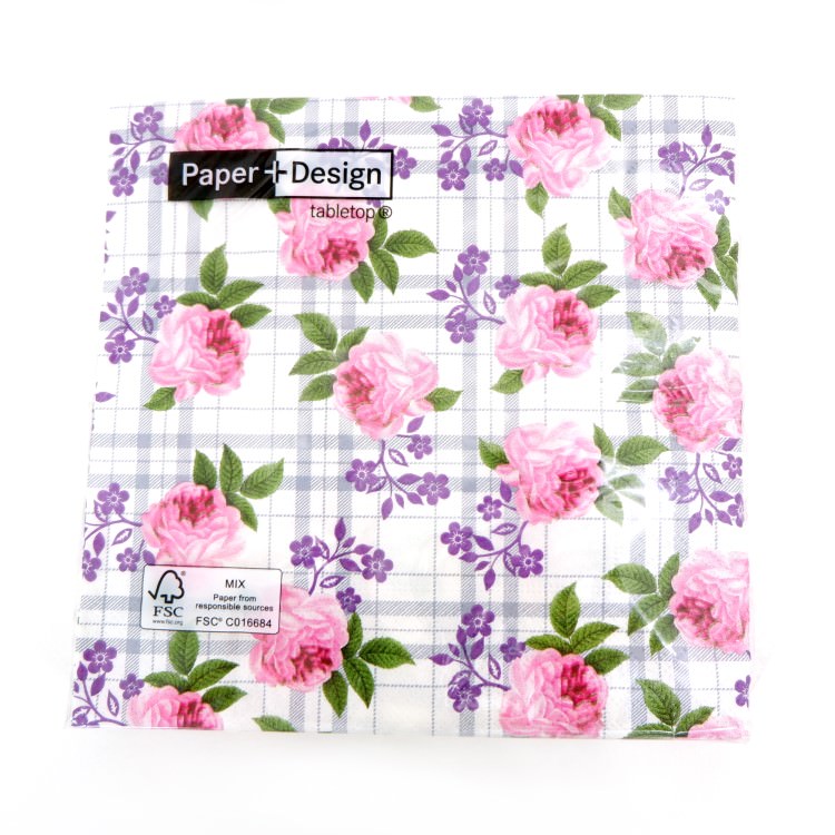 �����ʥץ���(20����)33��33cm PAPER+DESIGN �ԥ󥯡ߥѡ��ץ� �ե� PD21566 [�߸�ͭ��]