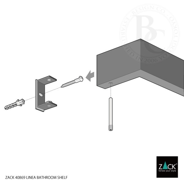 ZACK 40869 LINEA �ɥ���ZACK���������ǥ�����ΥХ��롼�ॷ����� ����ե����� ���դ������� DIY [�߸�ͭ��]