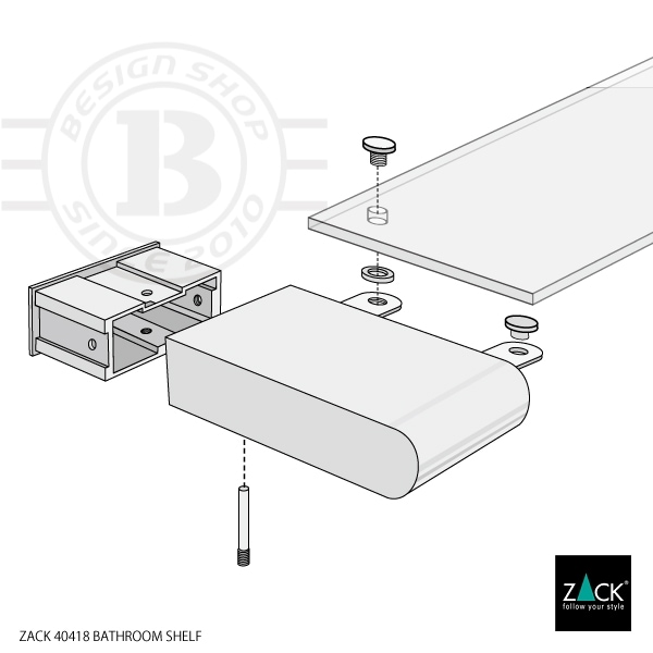 ZACK 40418 ATORE �ɥ���ZACK���������ǥ�����ΥХ��롼�ॷ����� ���դ������� DIY HL [�߸�ͭ��]