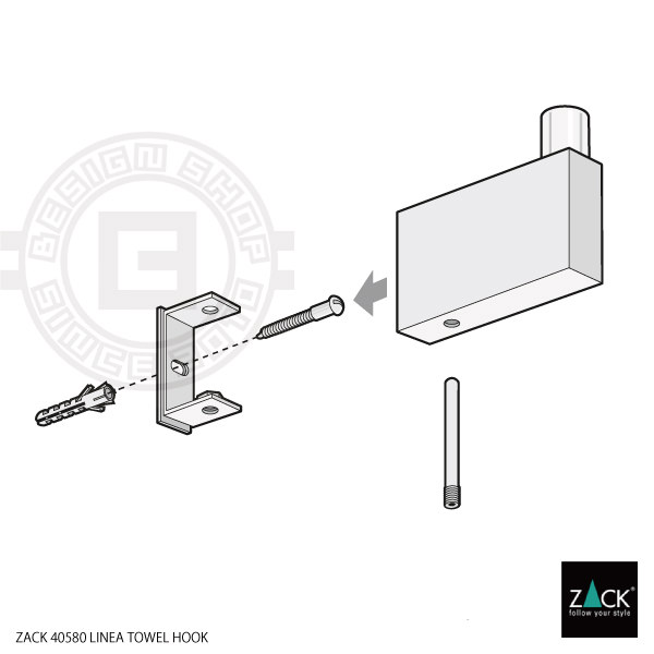ZACK 40580 LINEA ɥZACKǥΥեå ޥåȥ֥å դ DIY [߸ͭ]