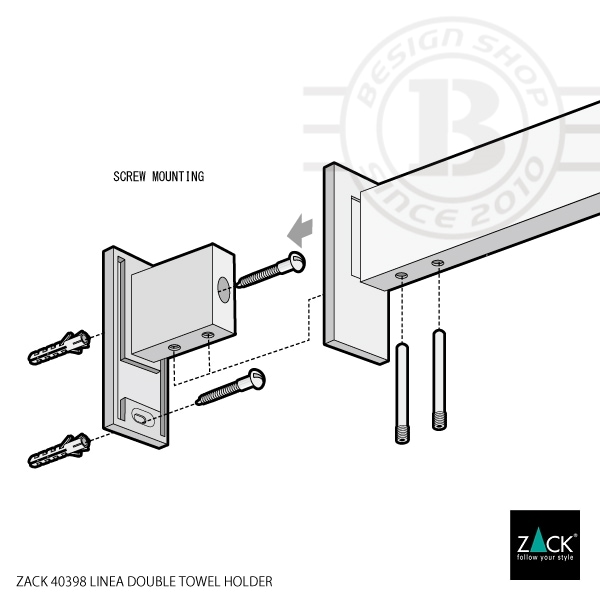 ZACK 40398 LINEA �ɥ���ZACK���������ǥ�����Υ��֥륿����ۥ���� ���դ������� DIY  HL [�߸�ͭ��]