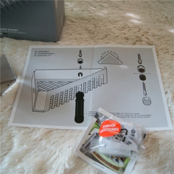 [����] ZACK 40411 CARGO Corner shower basket  �����Х����å�