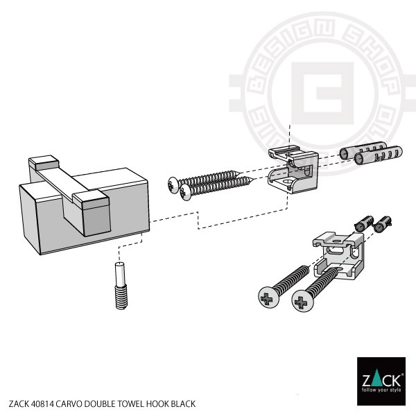 ZACK 40814 CARVO �ɥ���ZACK���������ǥ�����Υ��֥륿����եå� �ۥ磻�Ȼž夲 ���դ������� DIY [�߸�ͭ��]