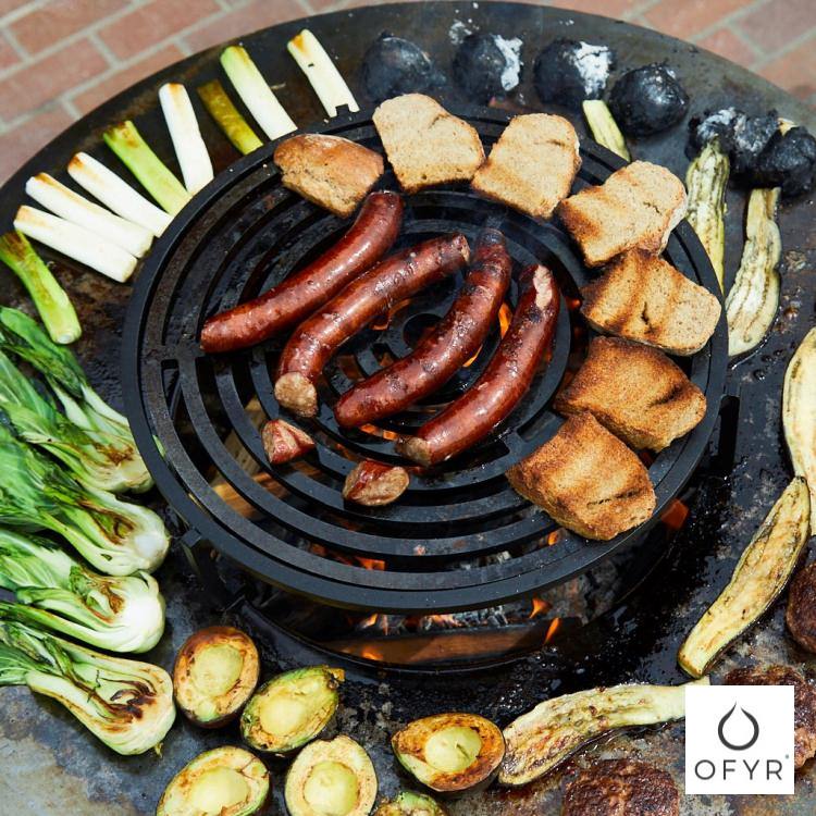 OFYR(���ե���) ���饷�å� ���ȥ졼�� �֥�å�85 �緿 �С��٥��塼����� ���Ρå������� �����ȥɥ����å��󥰥���� �����դ� BBQ Classic Storage Black85 TEAK WOOD OCSB85