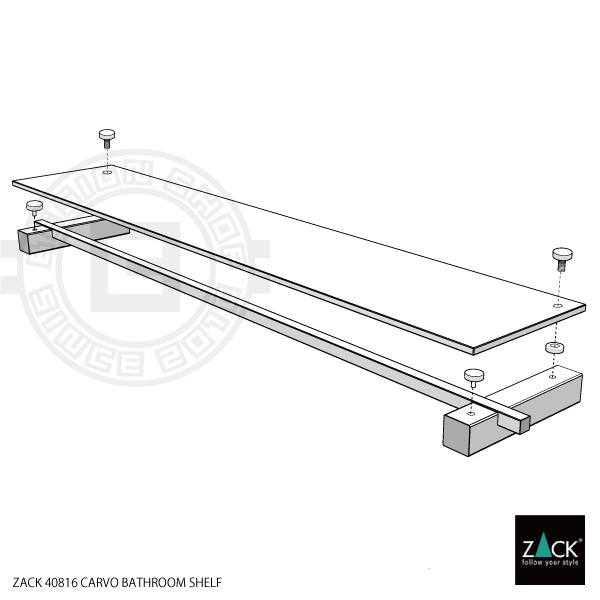 ZACK 40816 CARVO ɥZACKǥΥХ롼ॷ ۥ磻Ȼž夲 դ DIY [߸ͭ]