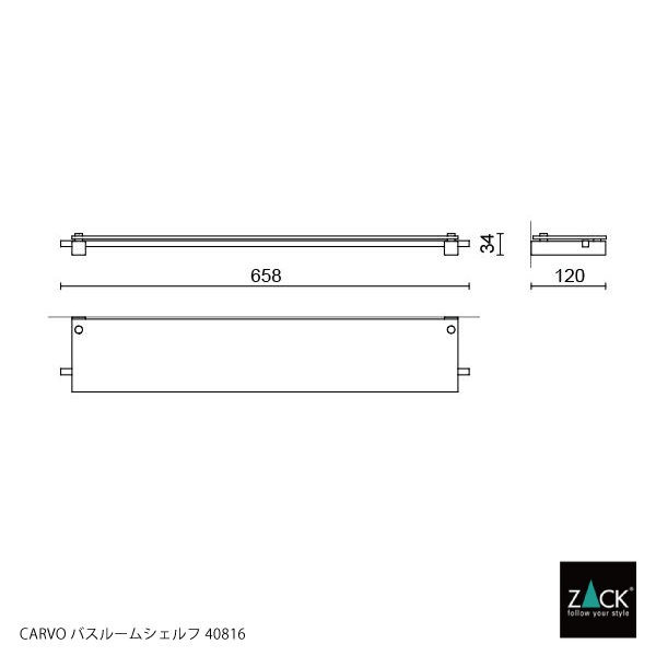 ZACK 40816 CARVO ɥZACKǥΥХ롼ॷ ۥ磻Ȼž夲 դ DIY [߸ͭ]