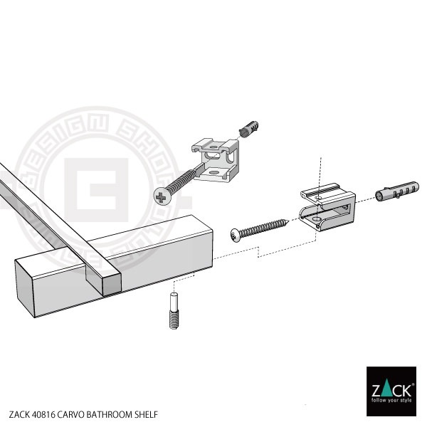 ZACK 40816 CARVO ɥZACKǥΥХ롼ॷ ۥ磻Ȼž夲 դ DIY [߸ͭ]