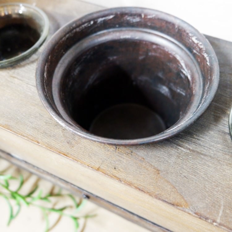 7 POTS CANDLE HOLDER ���������ɥ�ۥ�����ò��ͥǥ����ץ쥤�ߥ塼������ PED-0022 ����ƥꥢ����