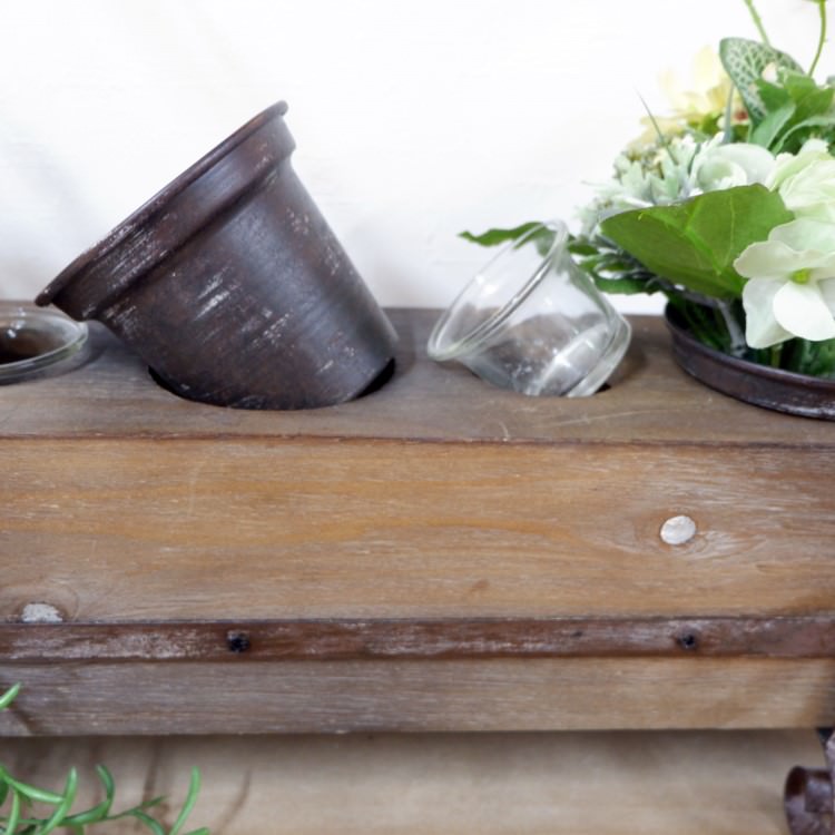 7 POTS CANDLE HOLDER ���������ɥ�ۥ�����ò��ͥǥ����ץ쥤�ߥ塼������ PED-0022 ����ƥꥢ����