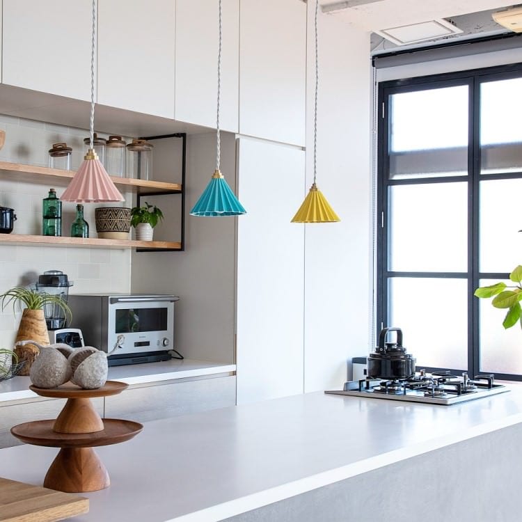 ORIGAMI LAMP PENDANT�ʥ��ꥬ�ߥ��� �ڥ����ȡ˥ۥ磻�ȥ����� ���󥻥�ȥ����ס�gram eight�ʥ���२���ȡˤΥڥ����ȥ饤�� 16��