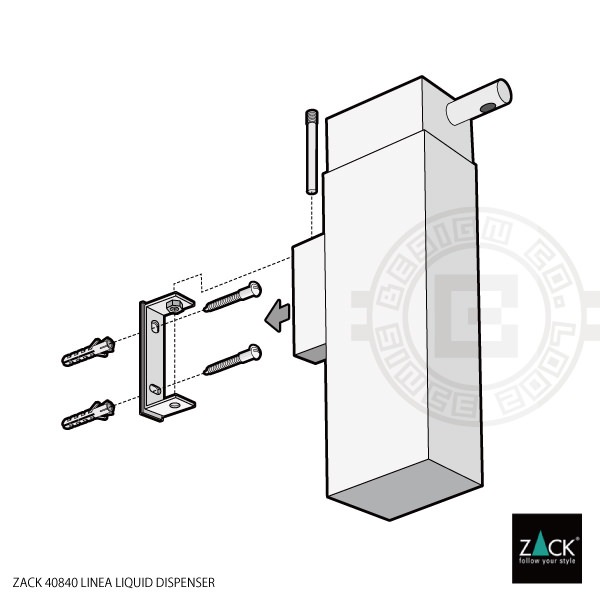 ZACK 40840 LINEA �ɥ���ZACK���������ǥ�����Υꥭ�åɥǥ����ڥ󥵡� �ۥ磻�Ȼž夲 ���դ������� DIY [�߸�ͭ��]