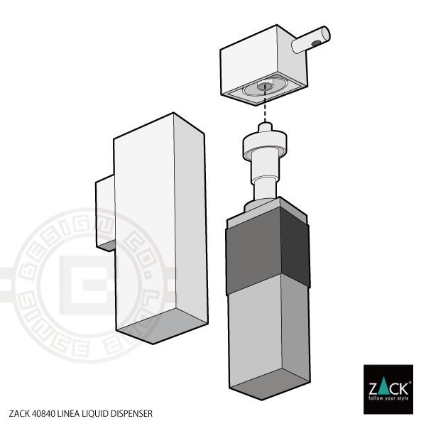 ZACK 40840 LINEA �ɥ���ZACK���������ǥ�����Υꥭ�åɥǥ����ڥ󥵡� �ۥ磻�Ȼž夲 ���դ������� DIY [�߸�ͭ��]