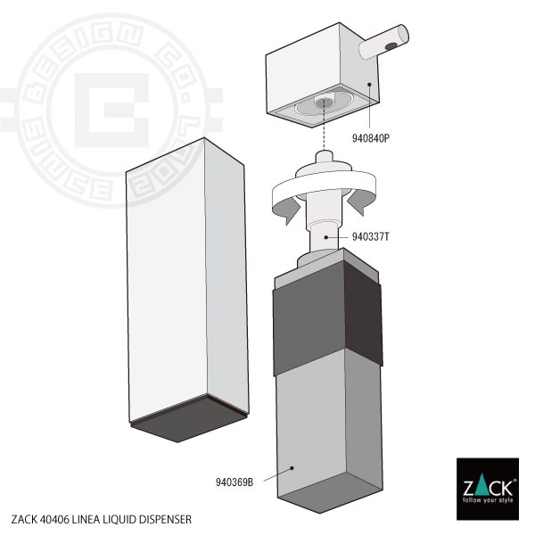 ZACK 40406 LINEA �ɥ���ZACK���������ǥ�����Υꥭ�åɥǥ����ڥ󥵡� �ޥåȥ֥�å� [�߸�ͭ��]