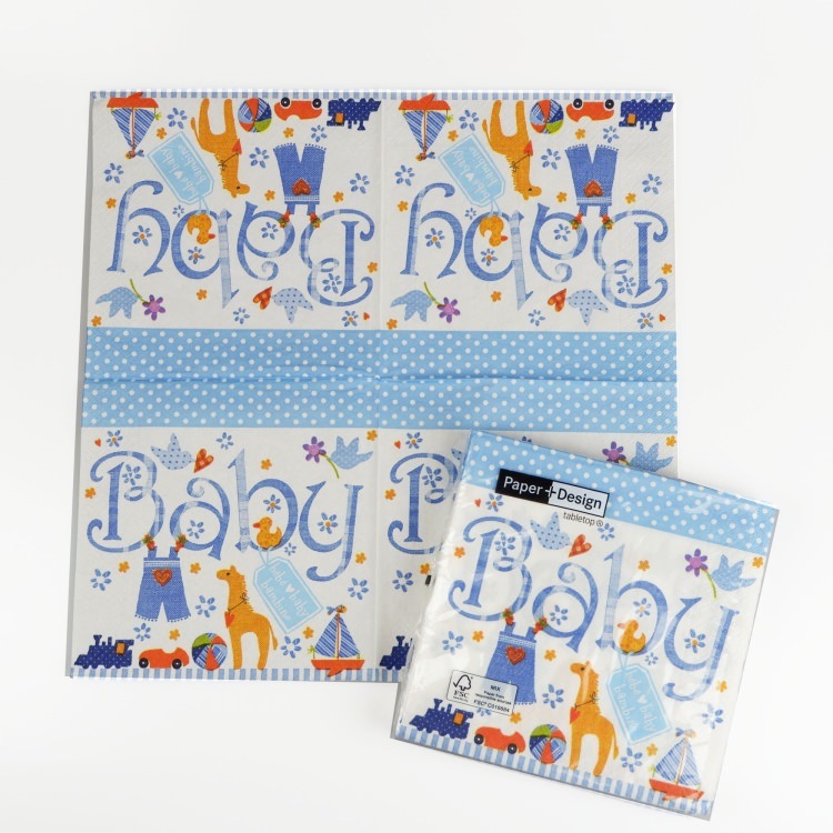 ʥץ(20)33x33cm PAPER+DESIGN ٥ӡ ֥롼 ˤλ PD21580 [߸ͭ]