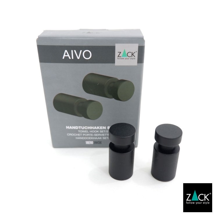 ZACK 40445 AIVO �ɥ���ZACK���������ǥ�����Υ�����եå�M �ޥåȥ֥�å� 2�ĥ��å� ���դ������� DIY [�߸�ͭ��]