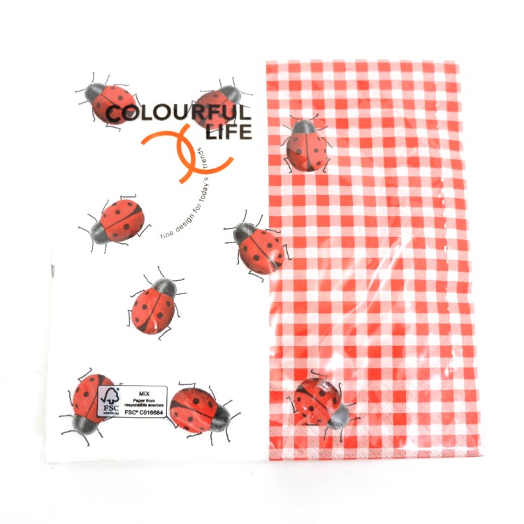 �����ʥץ���(20����)33��33cm PAPER+DESIGN �Ƥ�Ȥ��� �����å� ��åɡߥۥ磻�� LN0463 [�߸�ͭ��]