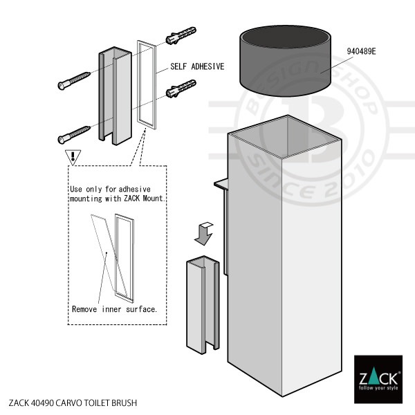 ZACK 40490 CARVO �ɥ���ZACK���������ǥ�����Υȥ���֥饷 ���դ������� DIY HL [�߸�ͭ��]