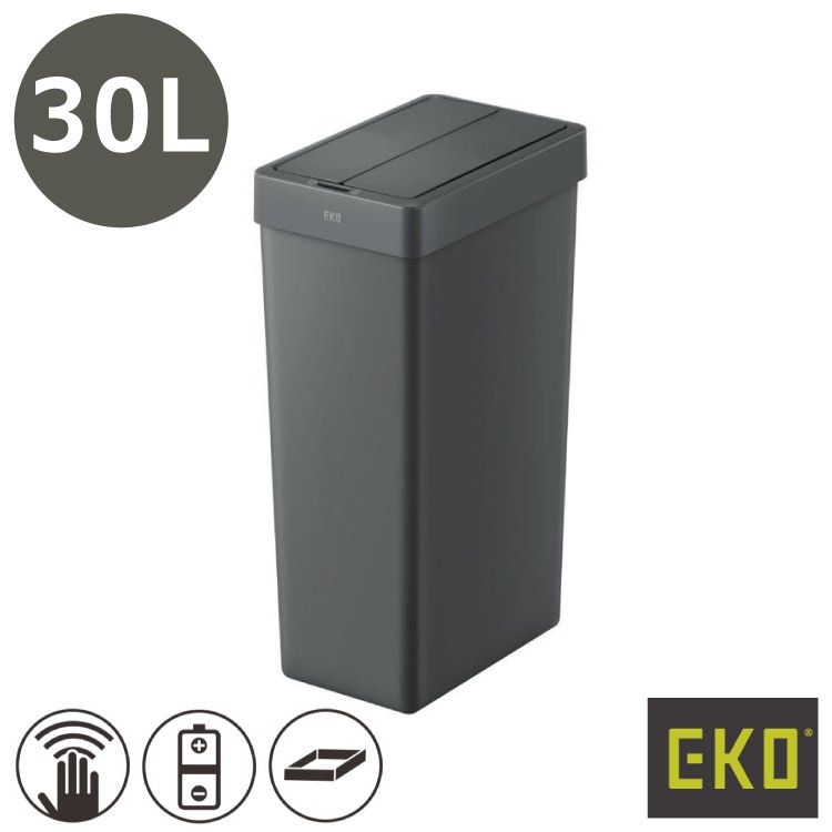 EKO(������������) ���å��������� �饤�� ���󥵡��ӥ�30L�å���Ȣ 3��Ÿ��(�֥�å�/���졼/�ۥ磻��) ���󥵡������� ���� �ݥ�ץ��ԥ�� EK6277P-30L