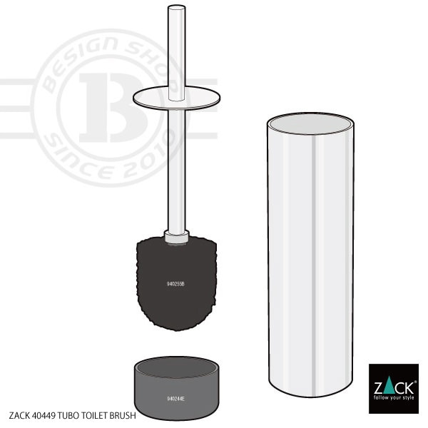 ZACK 40449 TUBO �ɥ���ZACK���������ǥ�����Υȥ���֥饷 �ޥåȥ֥�å� [�߸�ͭ��]